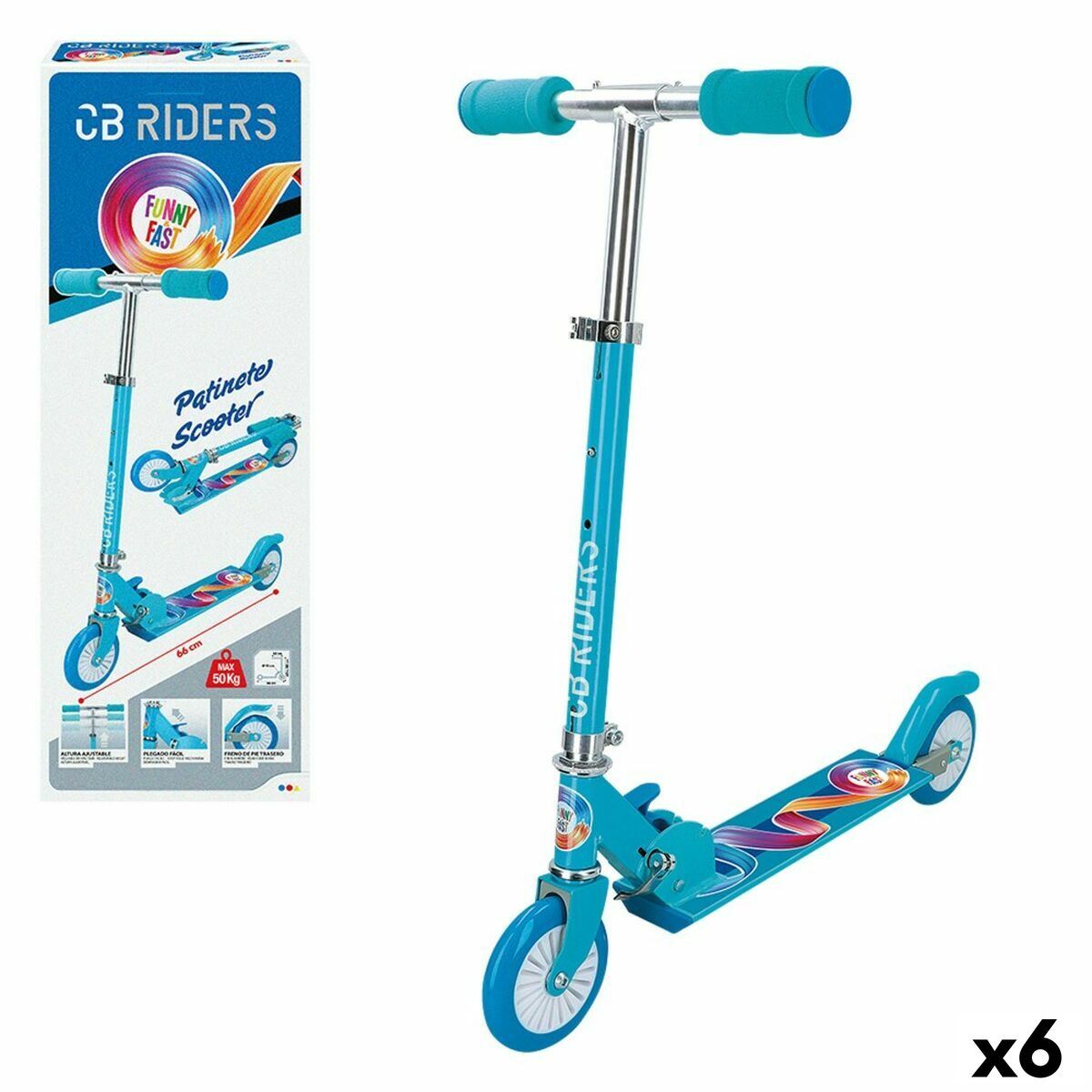 4899888615514 - Roller Blau 6 Einheiten