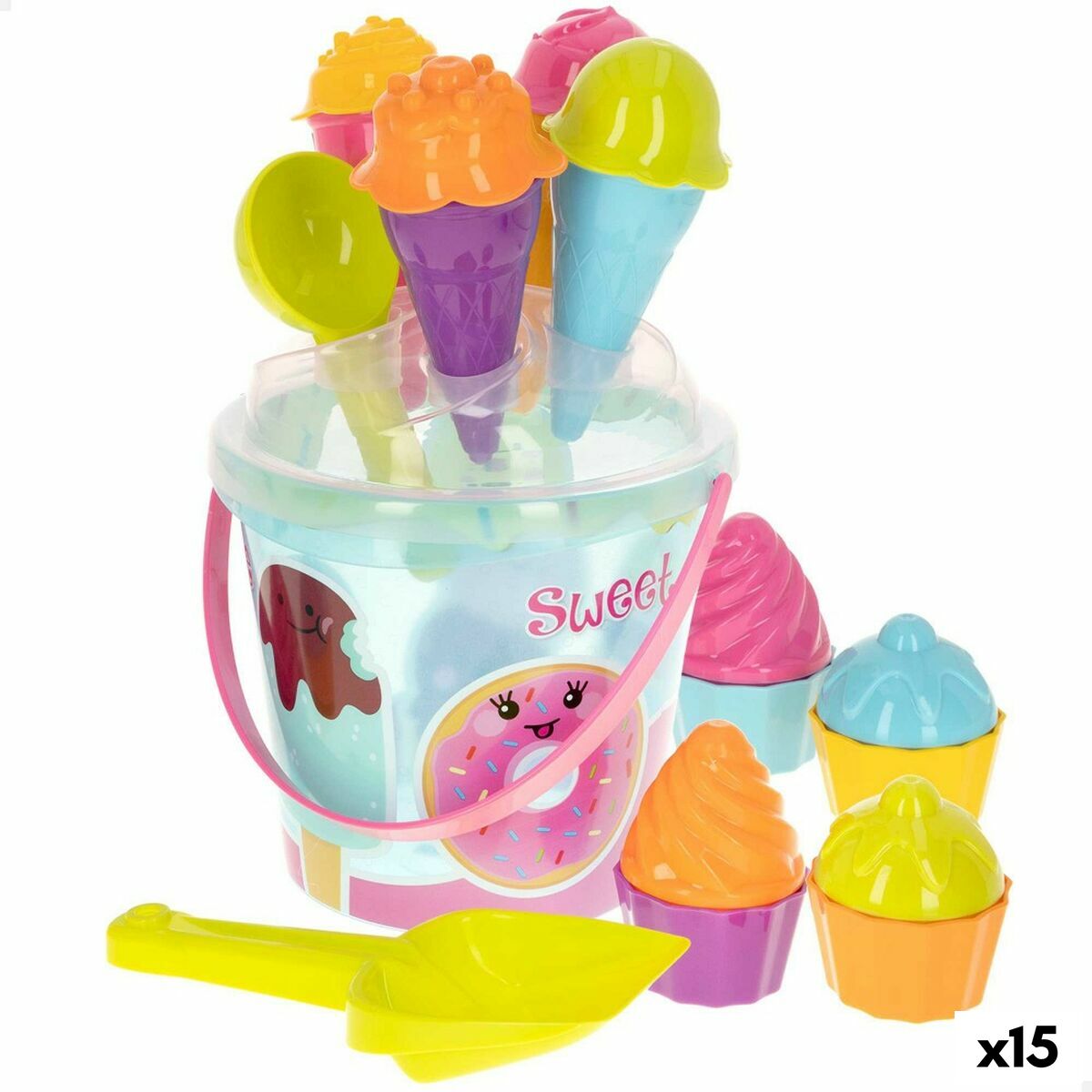 4899888615606 - Strandspielzeug Set Polypropylen (15 Einheiten) 4899888615606 - Strandspielzeug Set Polypropylen (15 Einheiten)
