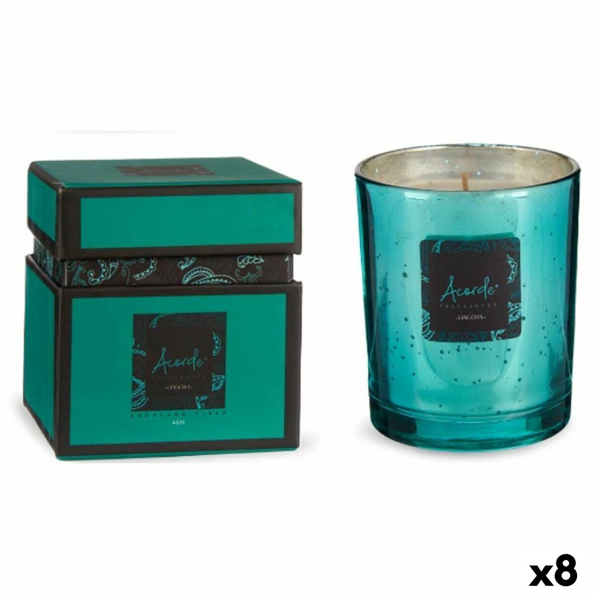 4899888616818 - Duftkerze 7OZ-OCEANO Ozean 200 ml (8 Stück)