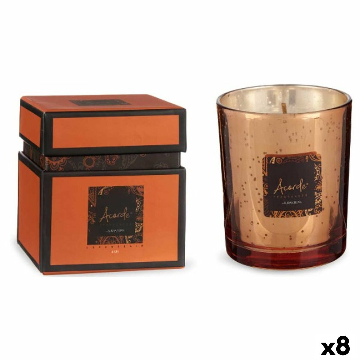 4899888616856 - Duftkerze 7OZ-ORANGE&CINN Orange Zimt 200 ml (8 Stück)