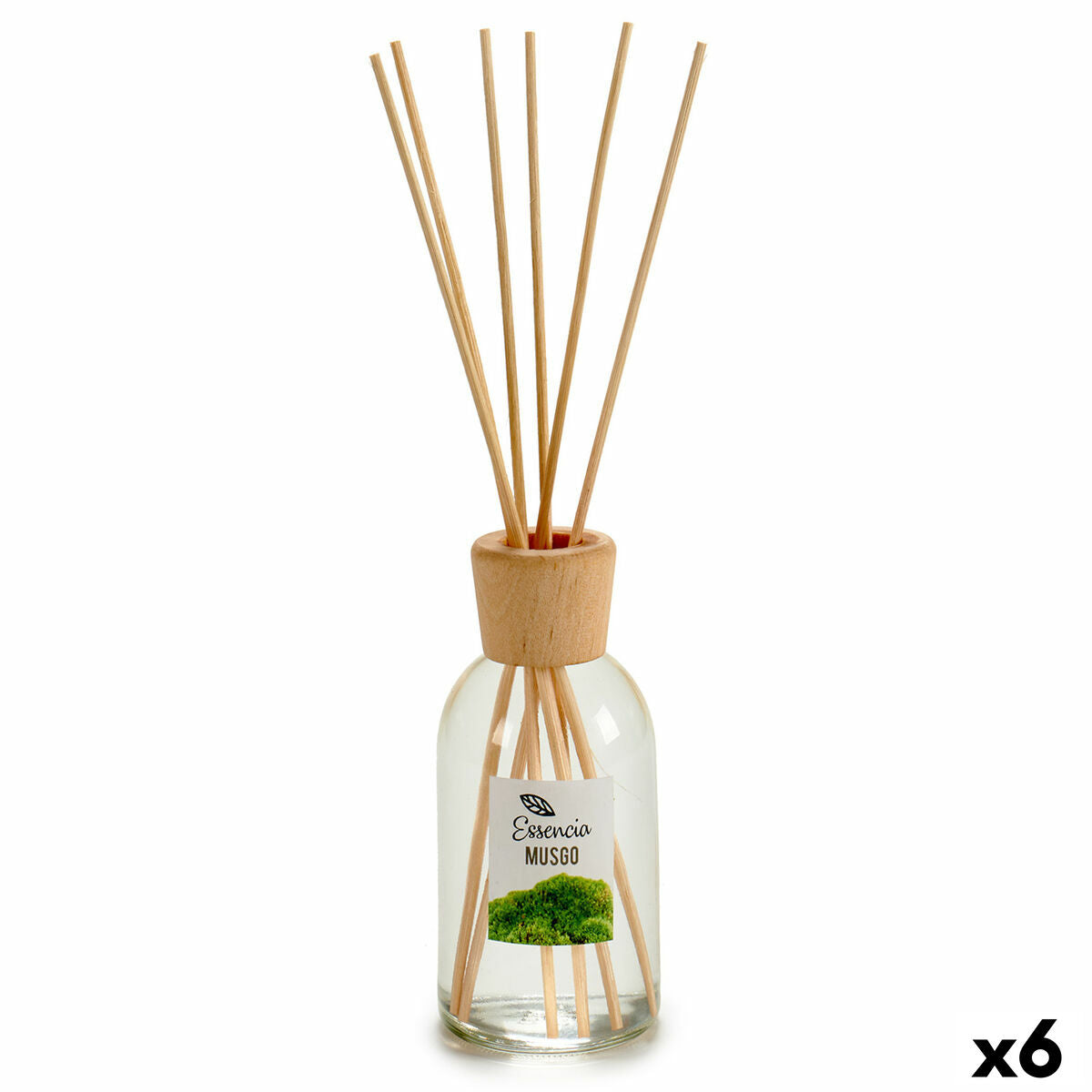 4899888617174 - Parfümierte Stäbe Moos 125 ml (6 Stück) 4899888617174 - Parfümierte Stäbe Moos 125 ml (6 Stück)