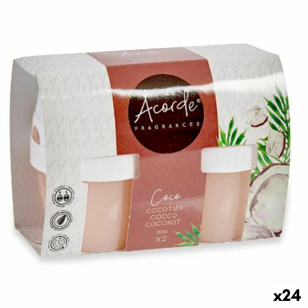 4899888617570 - Lufterfrischer-Set 1165-COCO Coco Gel (24 Stück)