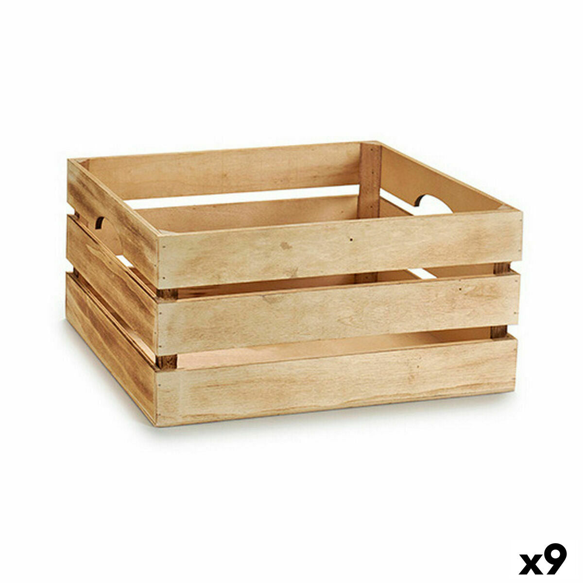 4899888619482 - Dekorative Schachtel braunes Holz 405 x 20 x 305 cm (9Units) 4899888619482 - Dekorative Schachtel braunes Holz 405 x 20 x 305 cm (9Units)