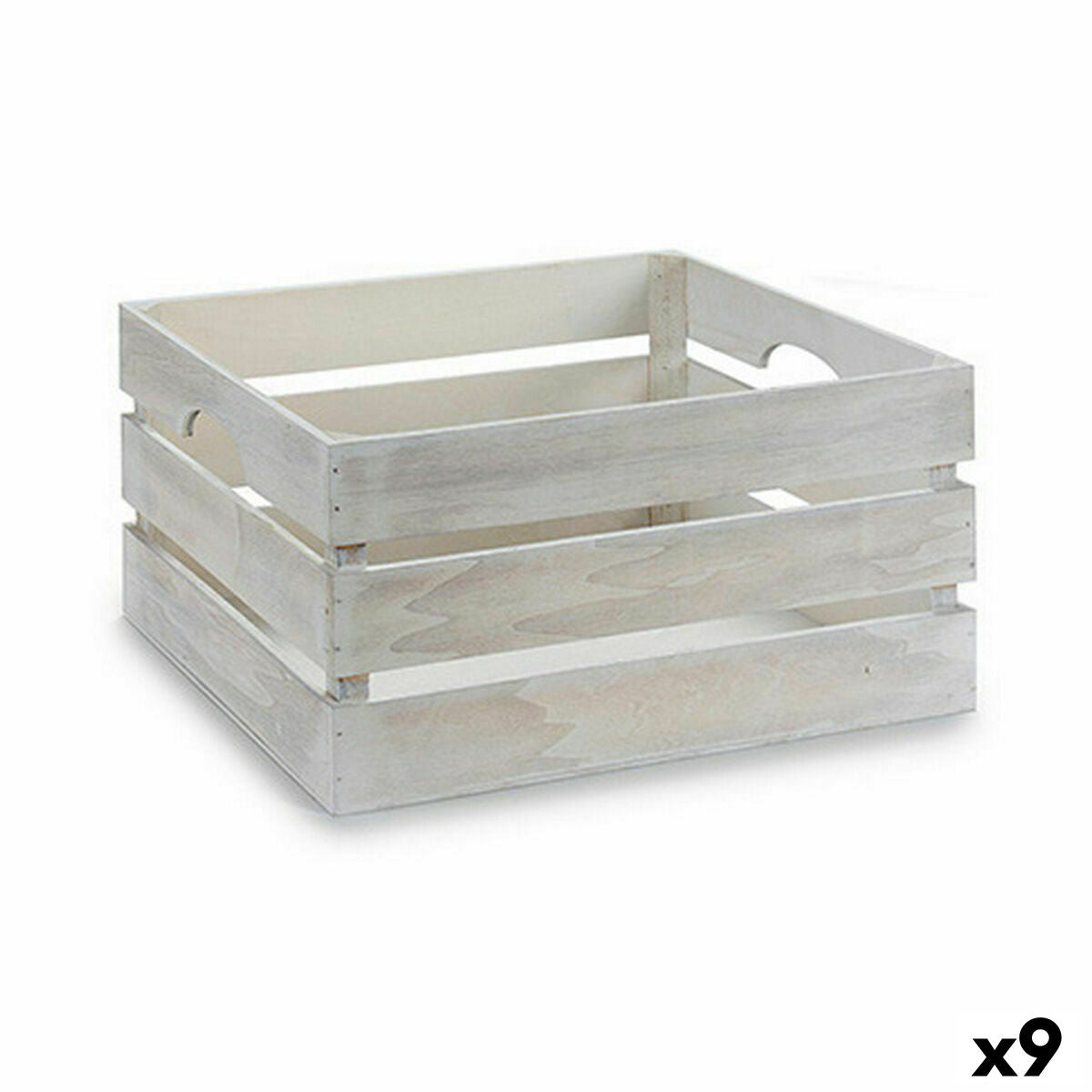 4899888619499 - Dekorative Box Weiß Holz 31 x 20 x 405 cm (9 Stück)