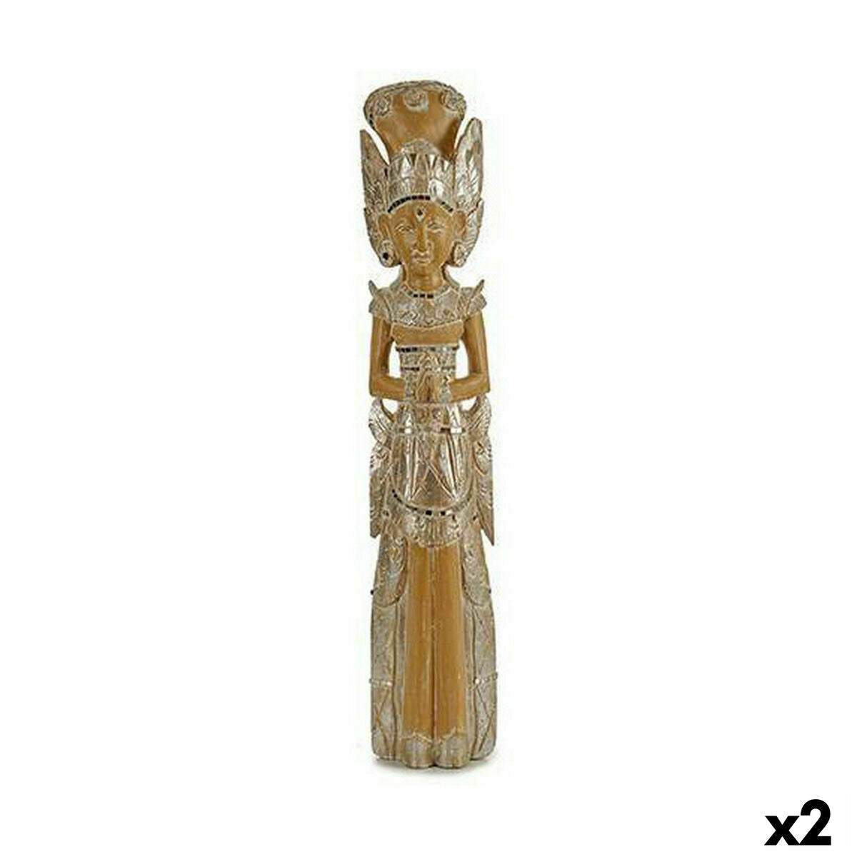 4899888619529 - Decorative Figure Buddha Hat 92 cm Resin (2 Units)