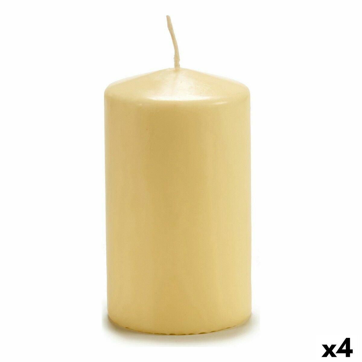 4899888620143 - Kerze CY88150M Creme 9 x 15 x 9 cm (4 Stück) 4899888620143 - Kerze CY88150M Creme 9 x 15 x 9 cm (4 Stück)
