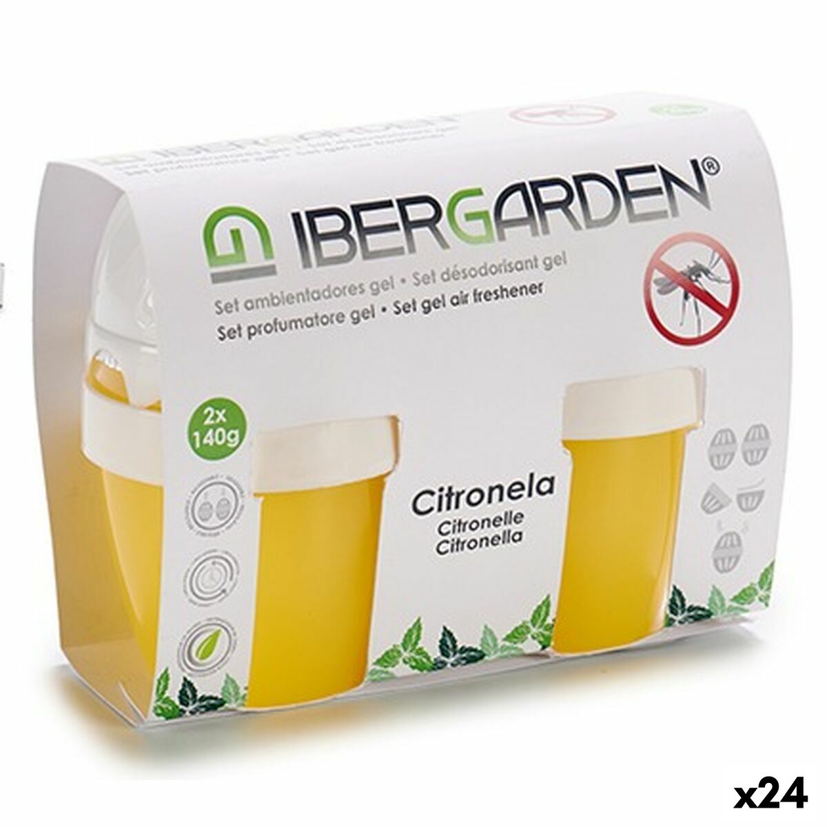 4899888620549 - Lufterfrischer-Set 1165 Zitronella Gel (24 Stück) 4899888620549 - Lufterfrischer-Set 1165 Zitronella Gel (24 Stück)
