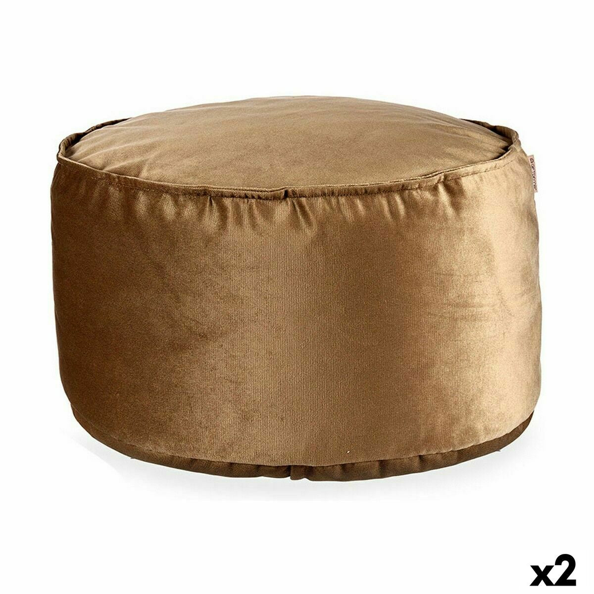 4899888621171 - Puff Samt Braun 60 x 39 x 60 cm (2 Stück) 4899888621171 - Puff Samt Braun 60 x 39 x 60 cm (2 Stück)
