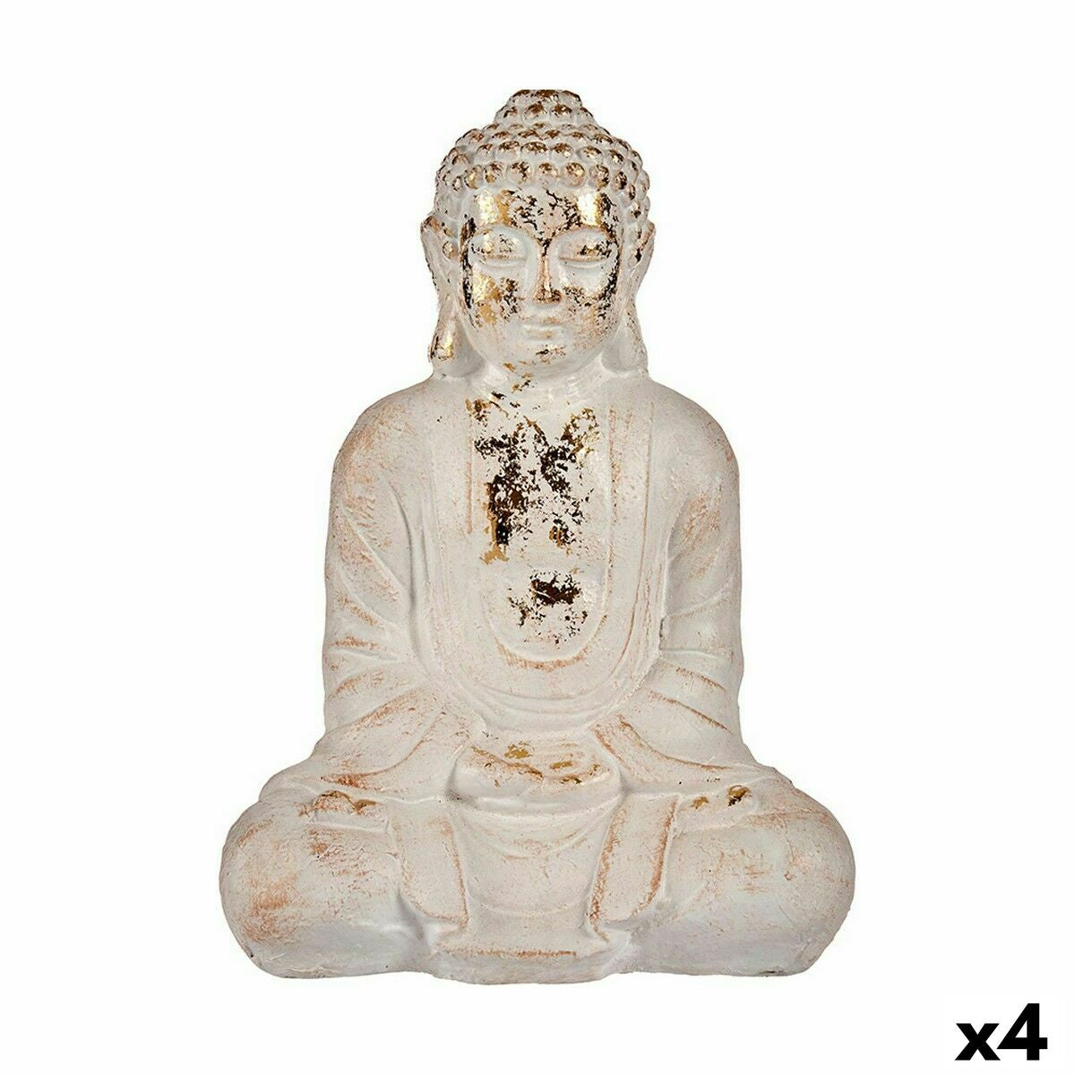 4899888621430 - Decorative Garden Figure CC20410 Polyresin Buddha 17 x 37 x 26 cm (4 Units)