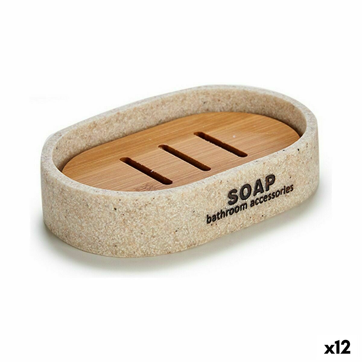 4899888621935 - Seifenschale B5598-4 Beige Harz 8 x 25 x 125 cm 125 x 25 x 85 cm (12 Stück) 4899888621935 - Seifenschale B5598-4 Beige Harz 8 x 25 x 125 cm 125 x 25 x 85 cm (12 Stück)