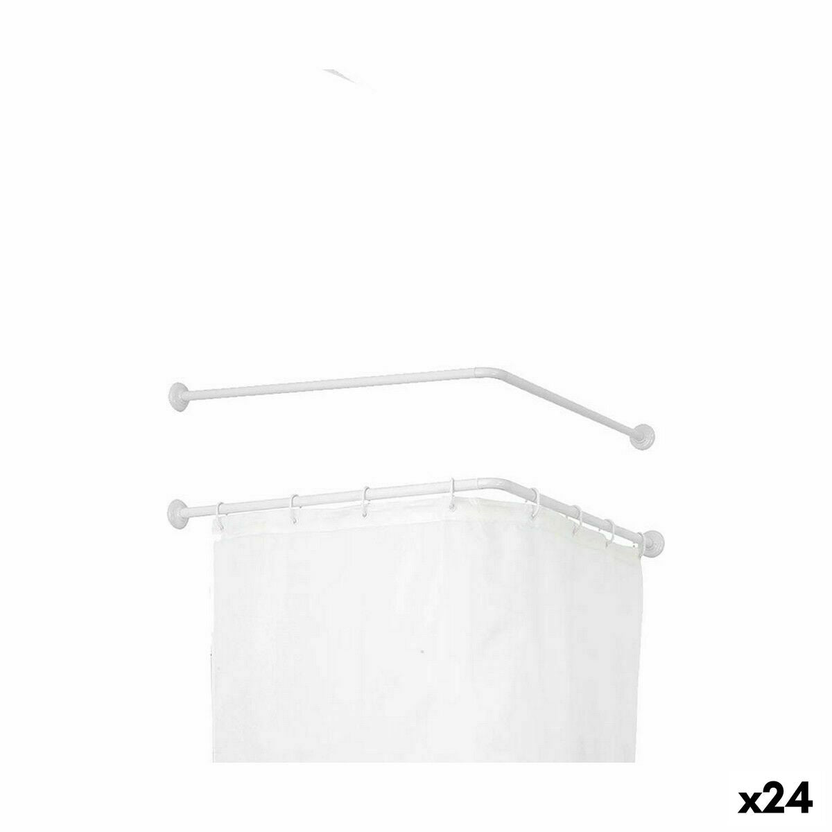 4899888622178 - Vorhangstange B0769L Weiß Aluminium 80 cm Dusche (24 Stück) 4899888622178 - Vorhangstange B0769L Weiß Aluminium 80 cm Dusche (24 Stück)