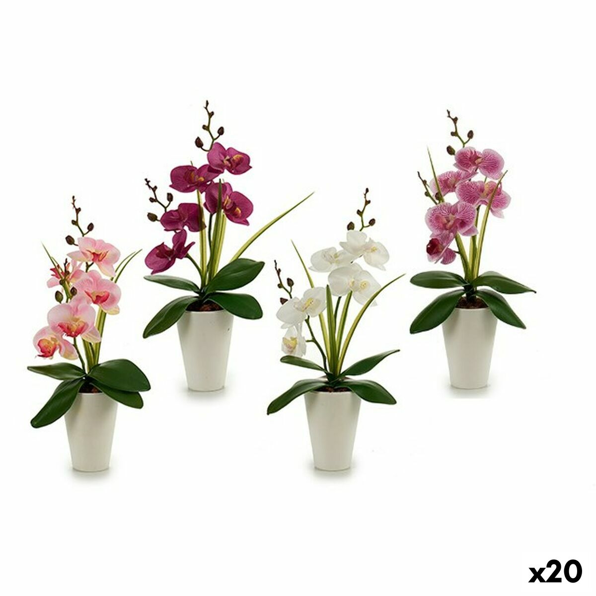 4899888625308 - Dekorative Blume Orchidee Kunststoff 14 x 35 x 8 cm (12 Stück) 4899888625308 - Dekorative Blume Orchidee Kunststoff 14 x 35 x 8 cm (12 Stück)