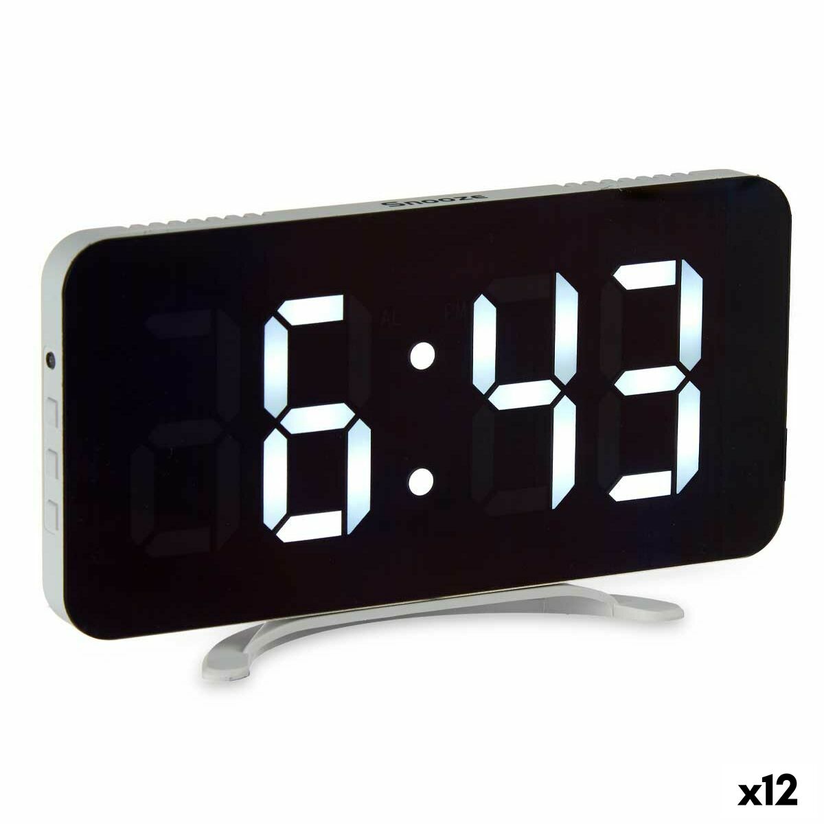 4899888625506 - Digitale Desktop-Uhr Weiß ABS 157 x 77 x 15 cm (12 Stück)