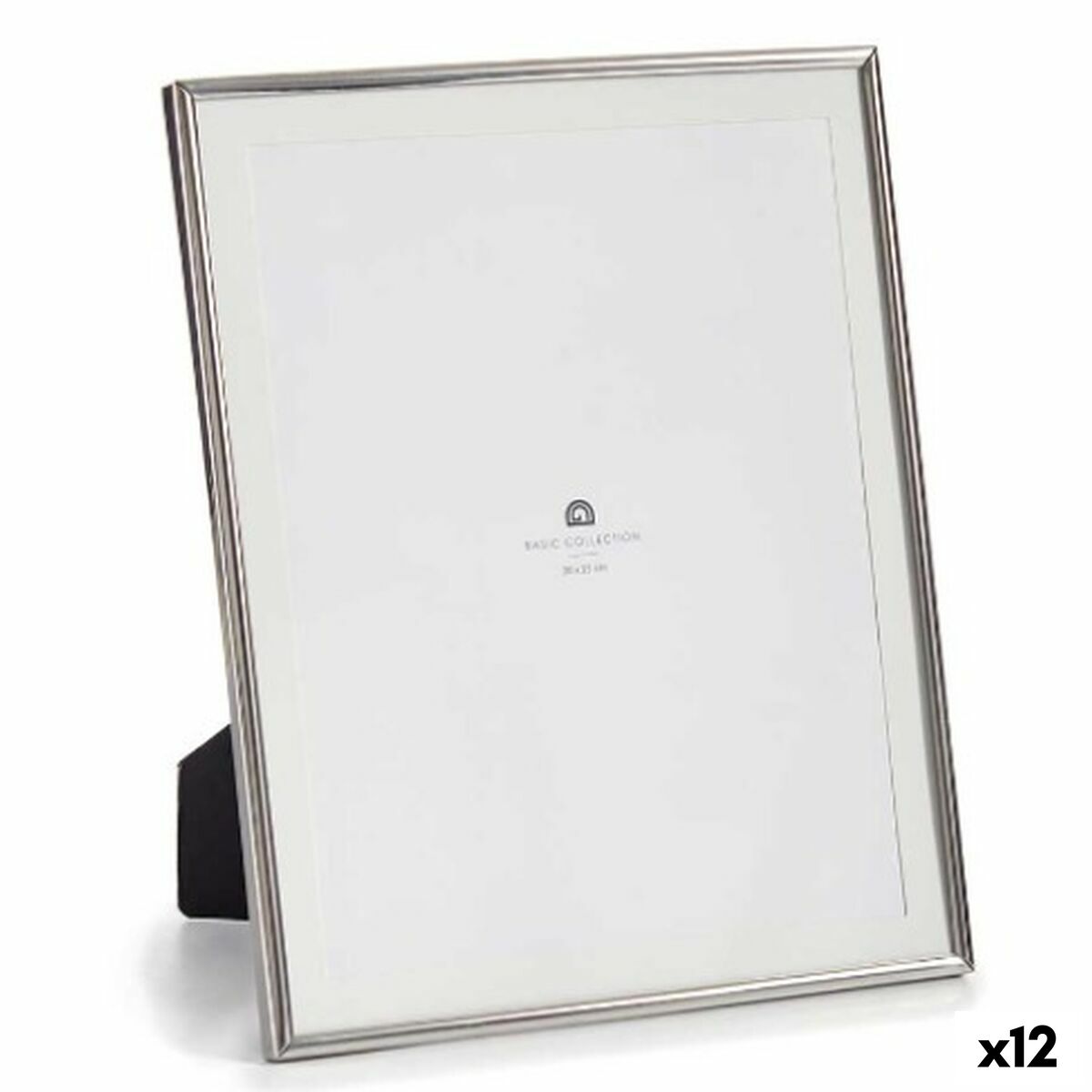 4899888625865 - Fotorahmen Silberfarben Kristall Stahl 23 x 28 x 15 cm (12 Stück)