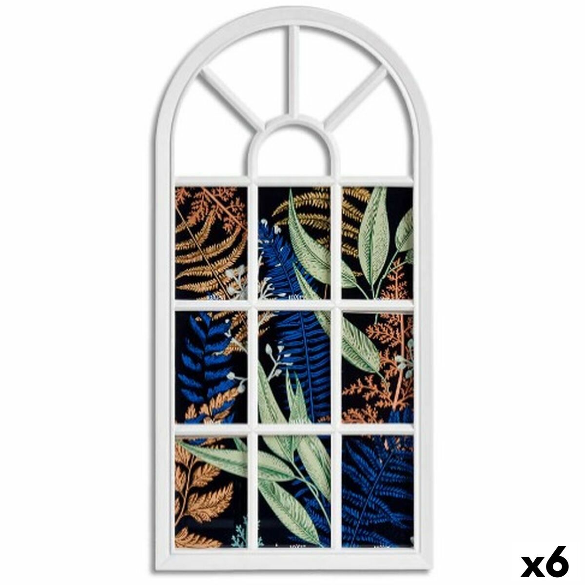 4899888626770 - Bilderrahmen für die Wand Fenster Weiß Glas Kunststoff 345 x 25 x 695 cm (6 Stück)