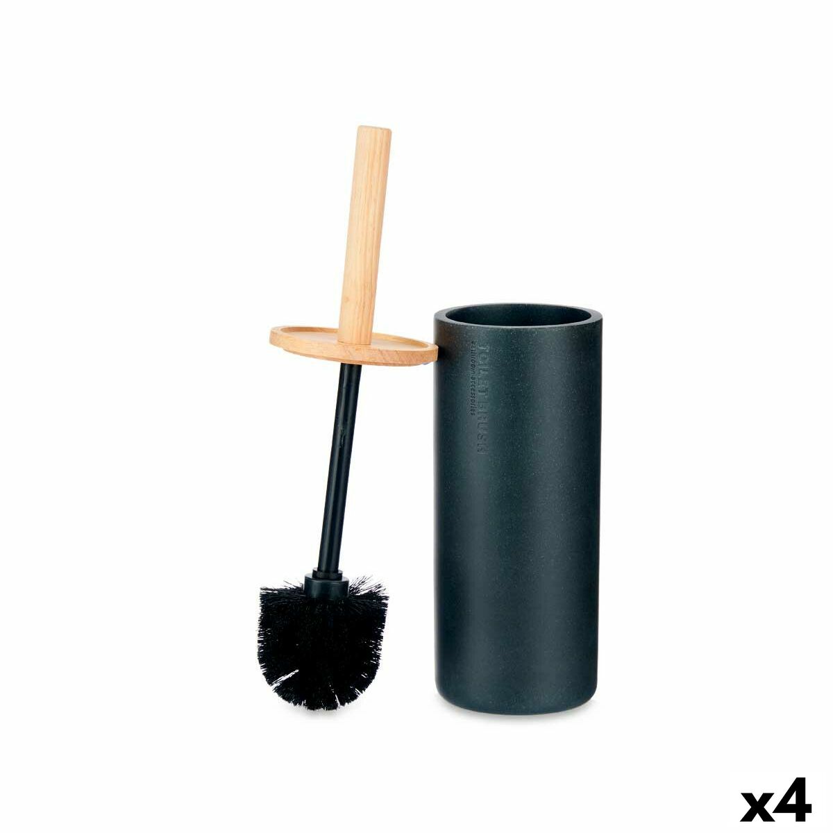 4899888630425 - Toilettenbürste B5456BC-5 - 440 Schwarz Holz Harz 102 x 38 x 102 cm (4 Stück) 4899888630425 - Toilettenbürste B5456BC-5 - 440 Schwarz Holz Harz 102 x 38 x 102 cm (4 Stück)