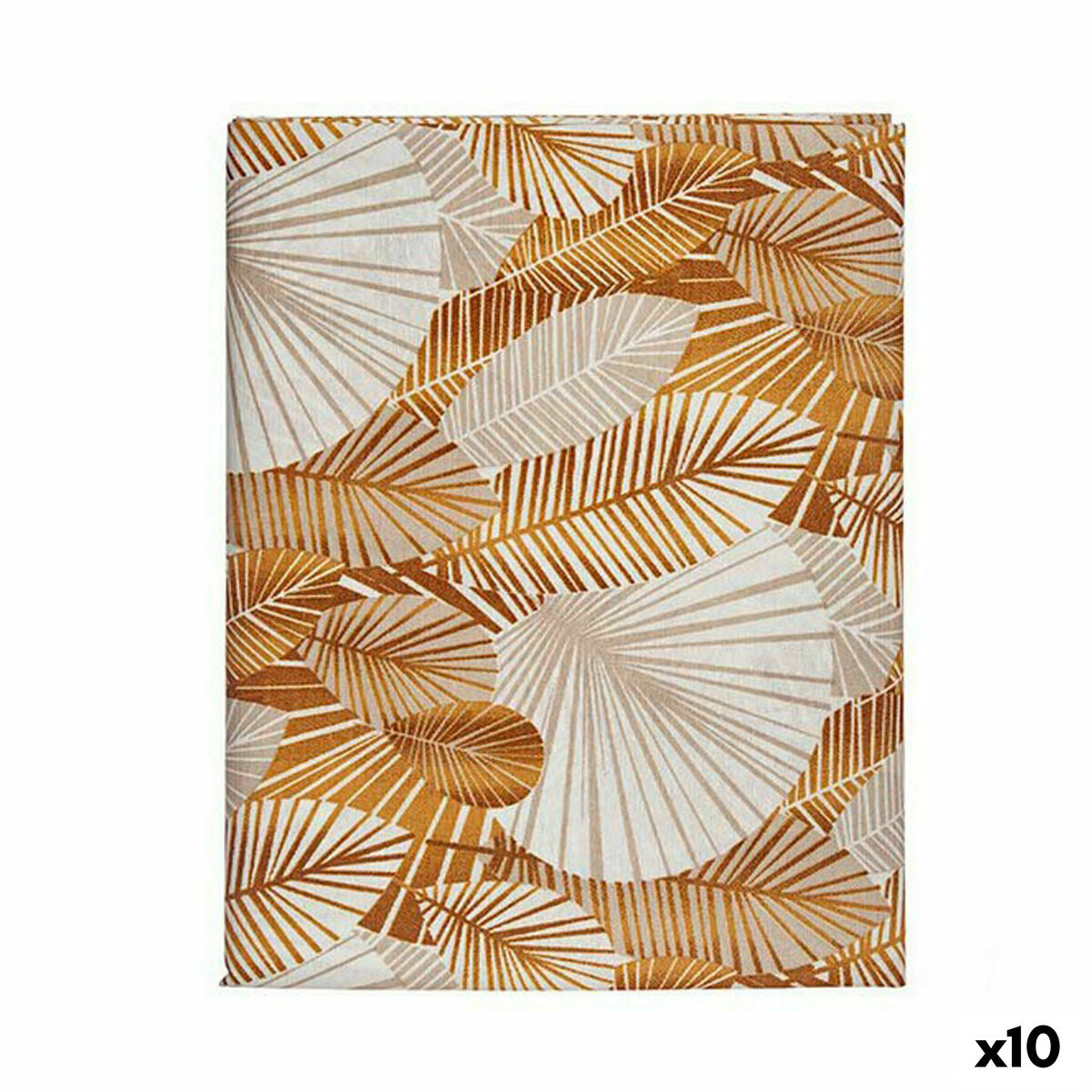 4899888635062 - Fleckschutz-Tischdecke ANCARA-21520-ORO Braun Golden Dünne Leinwand Fleckschutzblätter 140 x 180 cm (10 Stück)