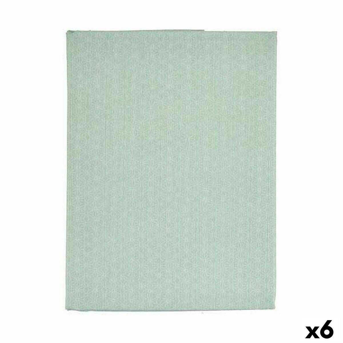 4899888635437 - Fleckenabweisende Tischdecke ESTRELLA-M ESTRELLA-M Grün Mint Hellgrün Dünner Stoff Anti-Flecken Stern 140 x 180 cm (6 Stück)