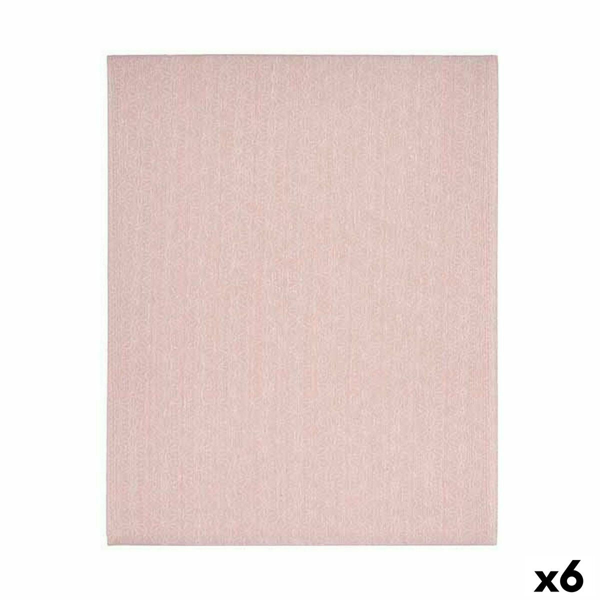 4899888635444 - Stain-proof tablecloth ESTRELLA-R Pink Thin canvas Anti-stain Star 140 x 180 cm (6 Units)