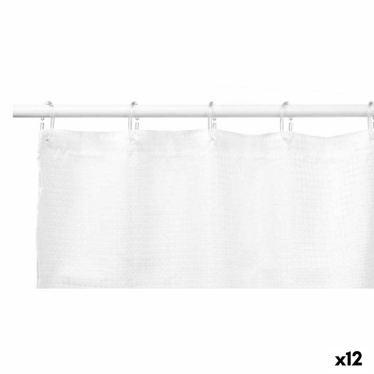 4899888639664 - Duschvorhang SC-POLY-UD1-WHITE Weiß Polyester 180 x 180 cm Punkte (12 Stück) 4899888639664 - Duschvorhang SC-POLY-UD1-WHITE Weiß Polyester 180 x 180 cm Punkte (12 Stück)