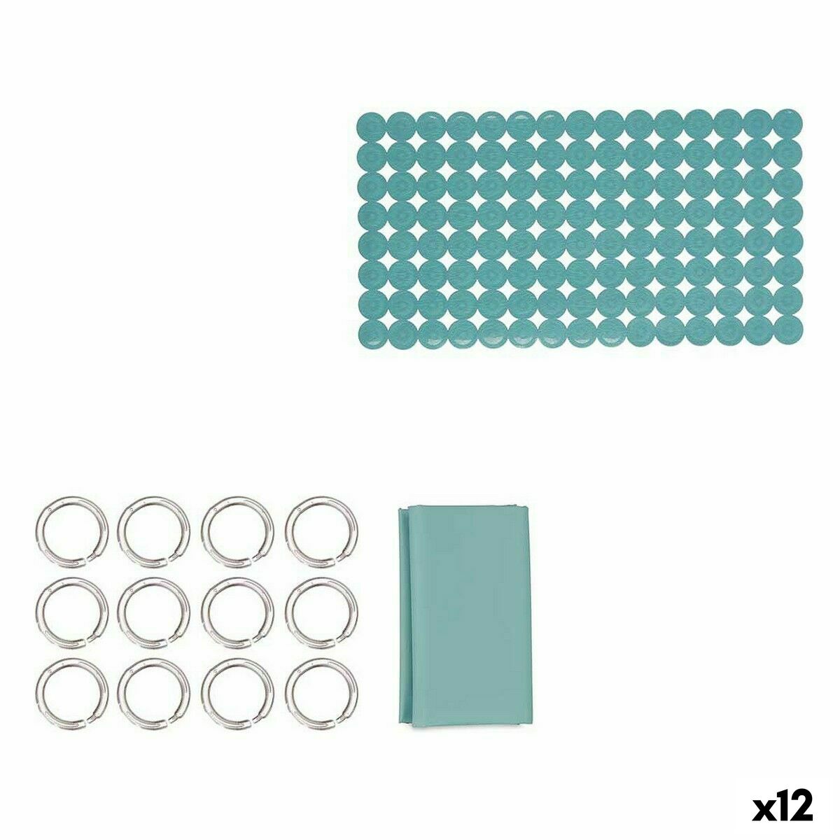 4899888641612 - Badezimmer Set CN-B6032A-GREEN grün PVC Polyäthylen EVA (12 Stück) 4899888641612 - Badezimmer Set CN-B6032A-GREEN grün PVC Polyäthylen EVA (12 Stück)
