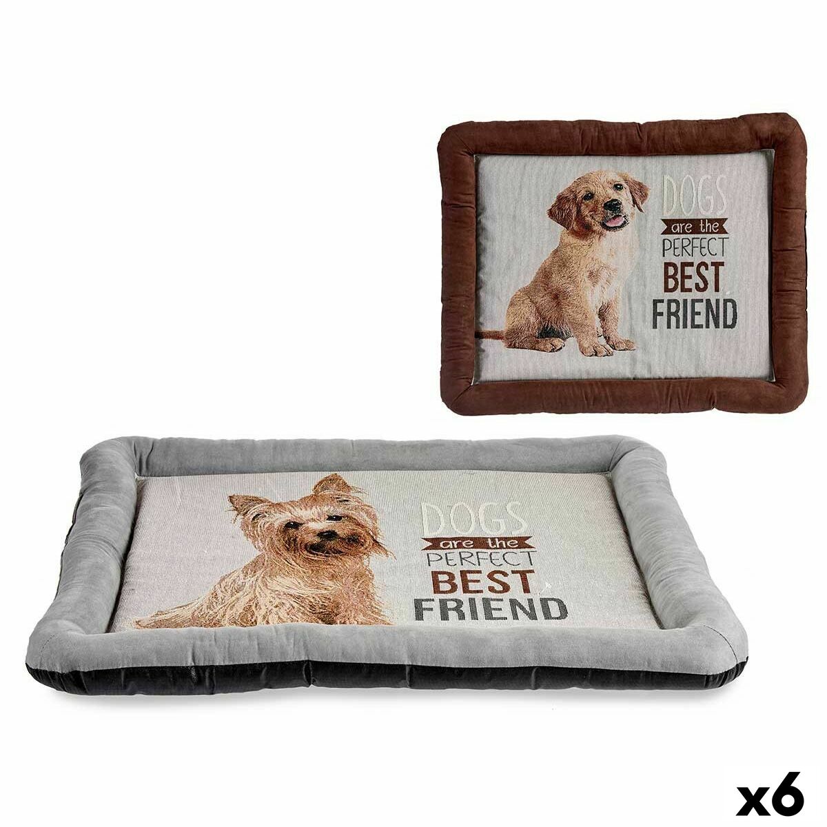 4899888642466 - Haustierbettchen Hund 60 x 6 x 74 cm (6 Stück)