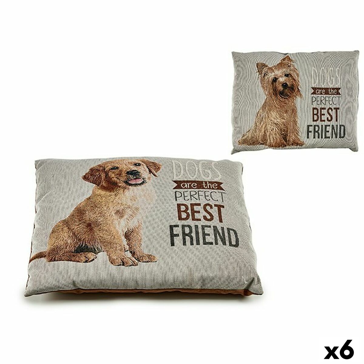 4899888642473 - Kissen Haustiere Hund 47 x 11 x 61 cm (6 Stück)