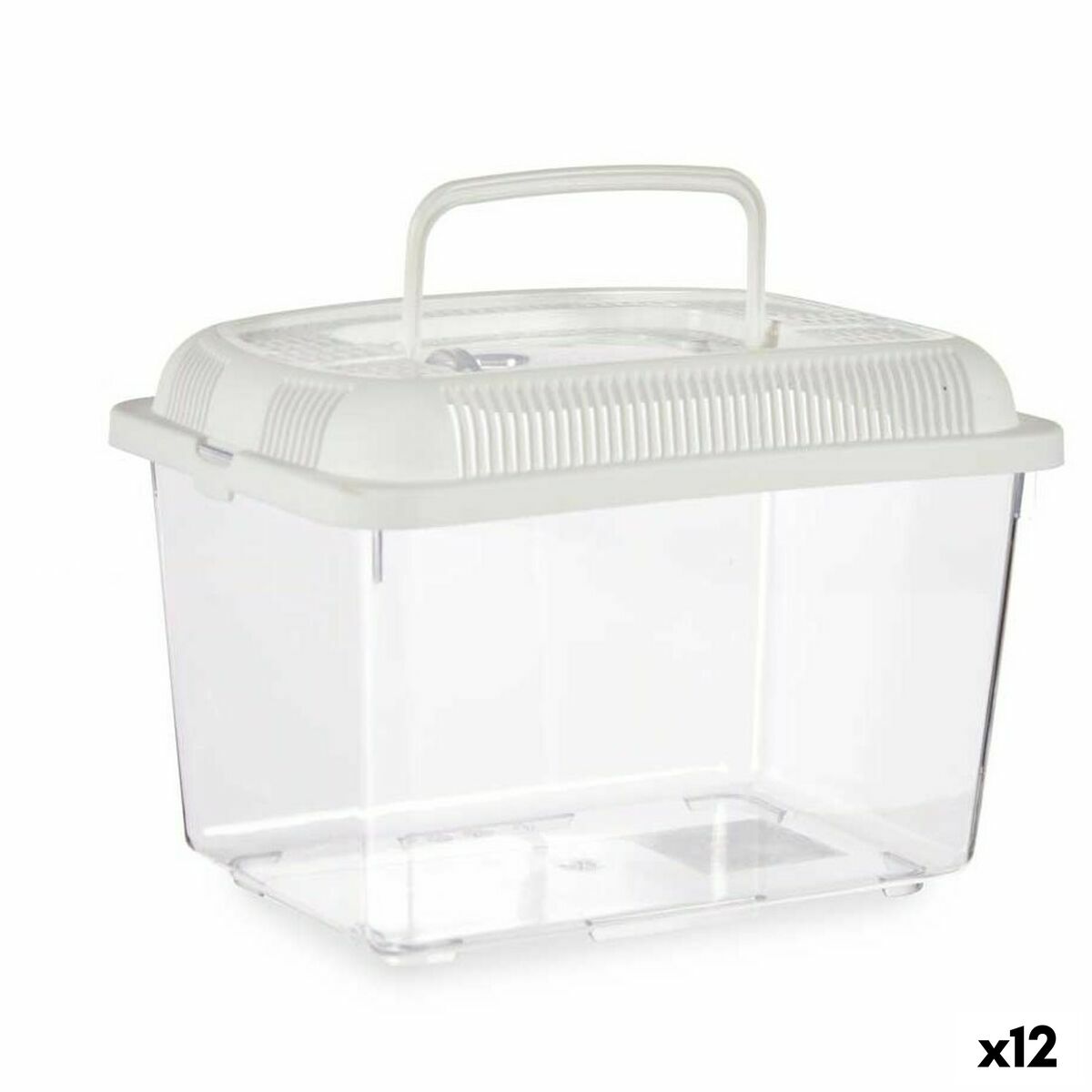 4899888642718 - Fischbecken Mit Griff Mittel Weiß Kunststoff 3 L 17 x 16 x 24 cm (12 Stück) 4899888642718 - Fischbecken Mit Griff Mittel Weiß Kunststoff 3 L 17 x 16 x 24 cm (12 Stück)