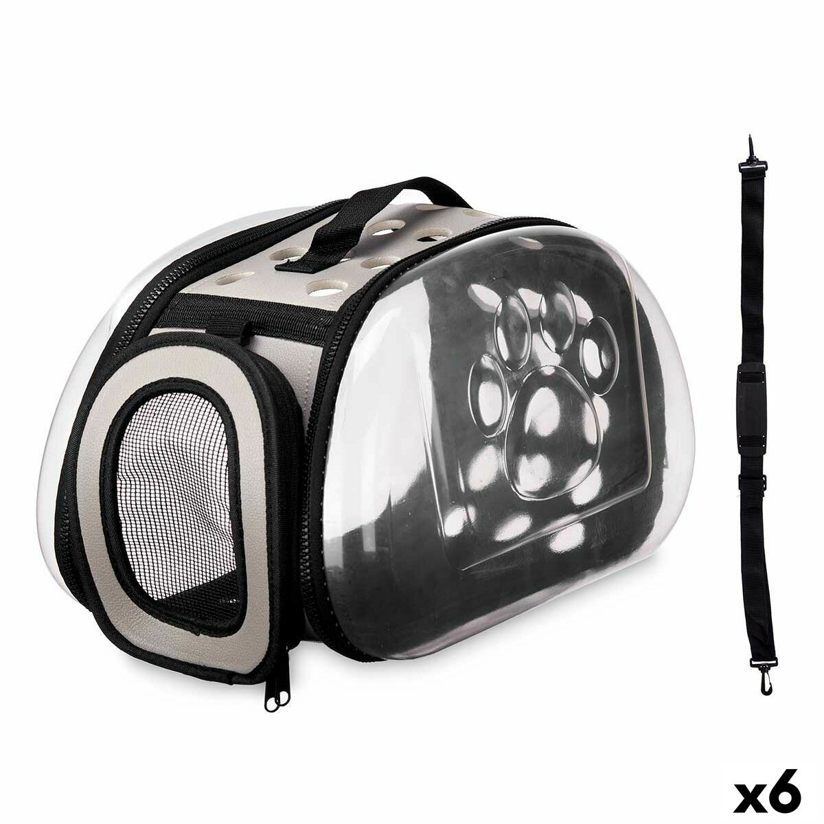 4899888650539 - Transportbehälter 224 Grau Kunststoff 37 x 17 x 22 cm (6 Stück)