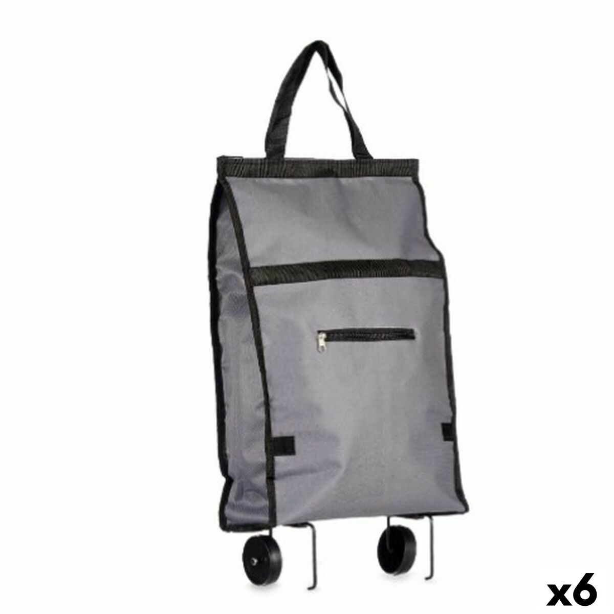 4899888651635 - Warenkorb Biegsam Mit Rädern 32 x 15 x 63 cm Grau (6 Stück) 4899888651635 - Warenkorb Biegsam Mit Rädern 32 x 15 x 63 cm Grau (6 Stück)