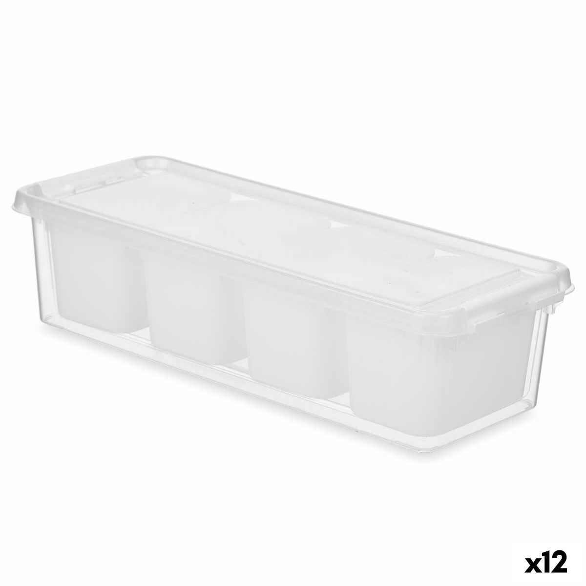 4899888651932 - Kühlschrank Organizer 02 1066 Weiß Durchsichtig 375 x 9 x 143 cm 4899888651932 - Kühlschrank Organizer 02 1066 Weiß Durchsichtig 375 x 9 x 143 cm