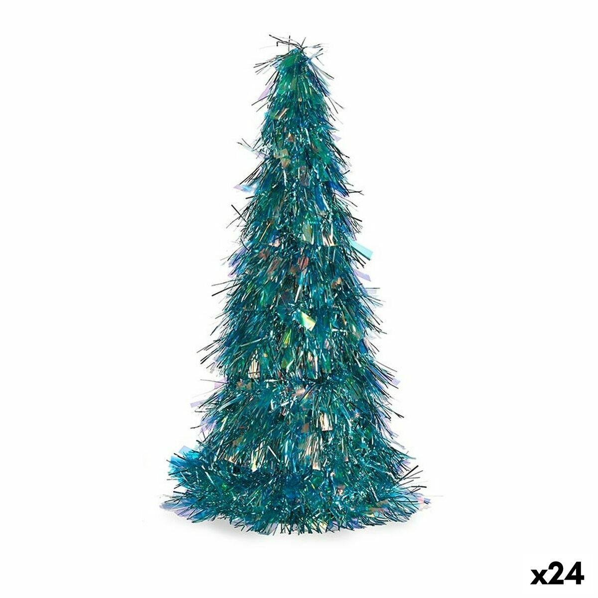 4899888654230 - Dekorative Figur Weihnachtsbaumkindbaul Blau Polypropylen PET 24 x 46 x 24 cm (24 Einheiten)