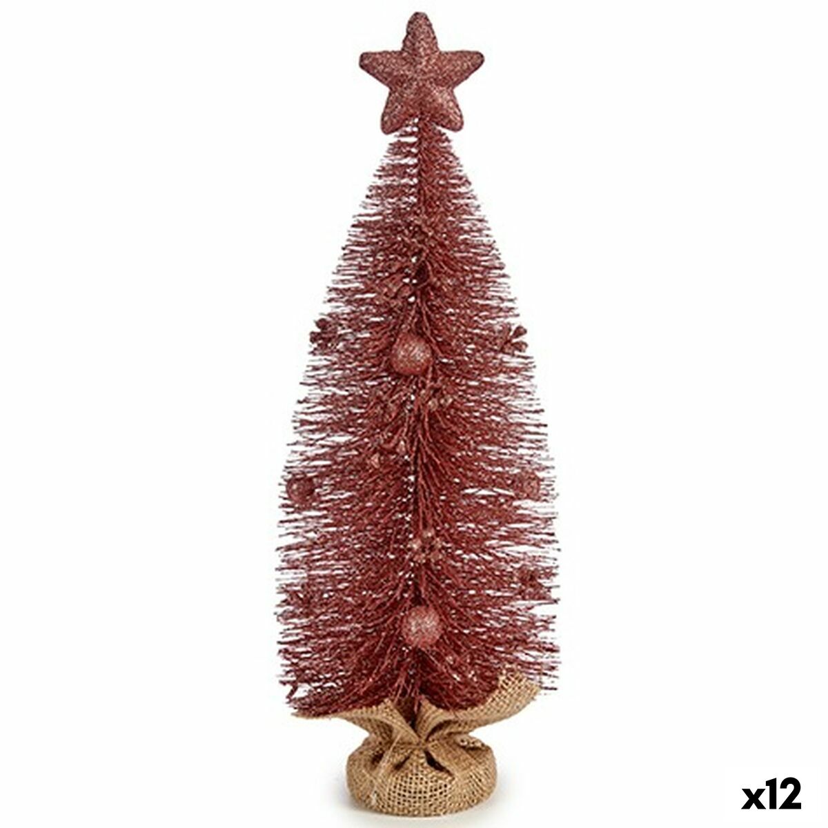 4899888654728 - Weihnachtsbaum Rosa 13 x 41 x 13 cm (12 Stück)