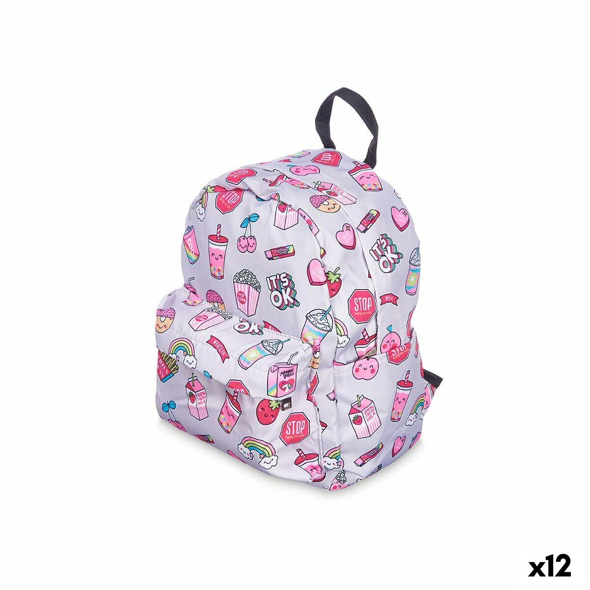 4899888656166 - Schulrucksack 585 Bunt 28 x 12 x 22 cm Regenbogen (12 Stück) 4899888656166 - Schulrucksack 585 Bunt 28 x 12 x 22 cm Regenbogen (12 Stück)