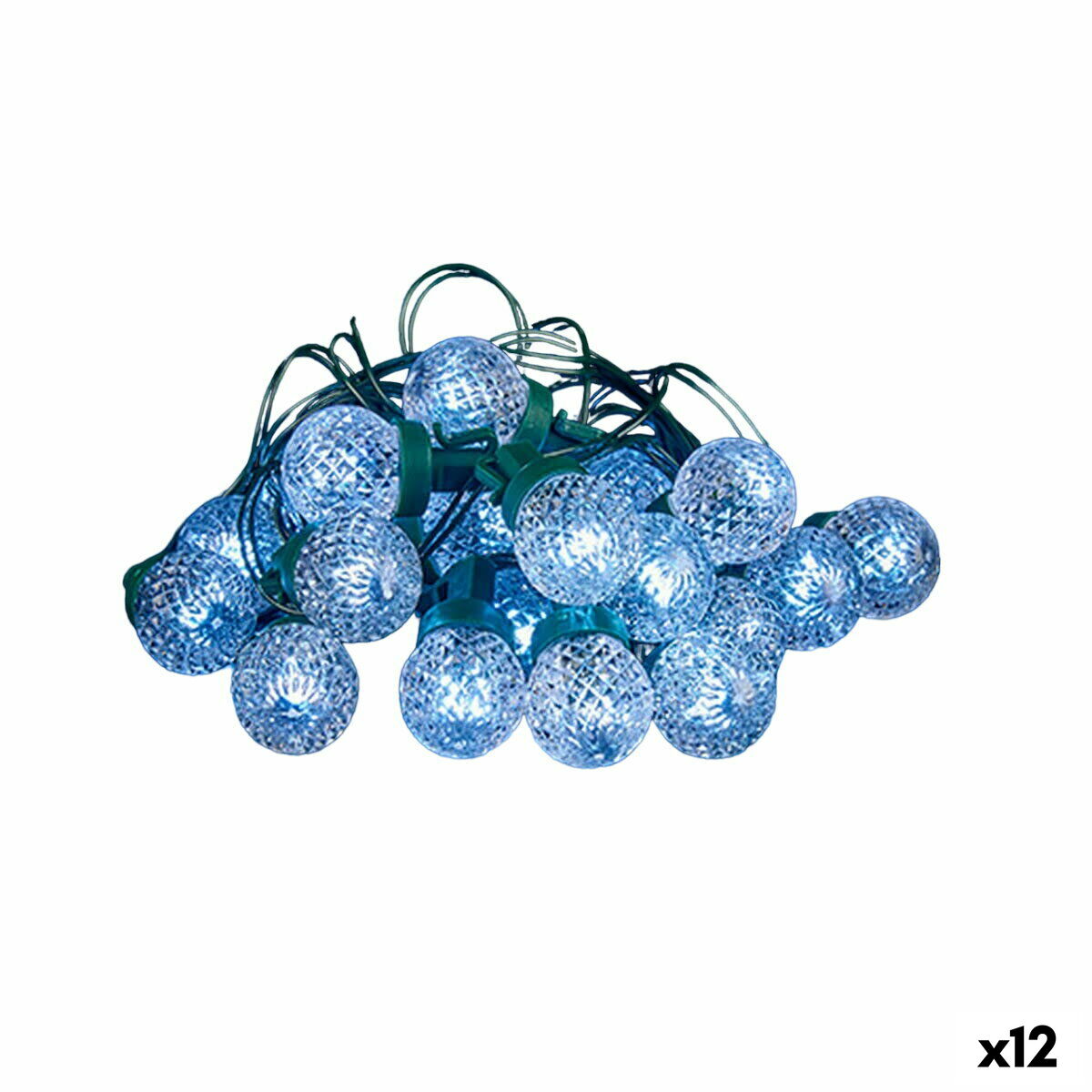 4899888657064 - Wreath of LED Lights White 600 x 5 x 2 cm (12 Units)