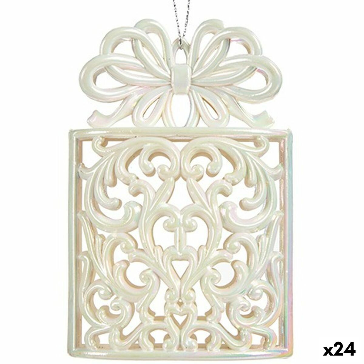 4899888657415 - Weihnachtsschmuck Geschenkbox Glitzernd Perlmutt Kunststoff 74 x 115 x 4 cm (24 Stück) 4899888657415 - Weihnachtsschmuck Geschenkbox Glitzernd Perlmutt Kunststoff 74 x 115 x 4 cm (24 Stück)
