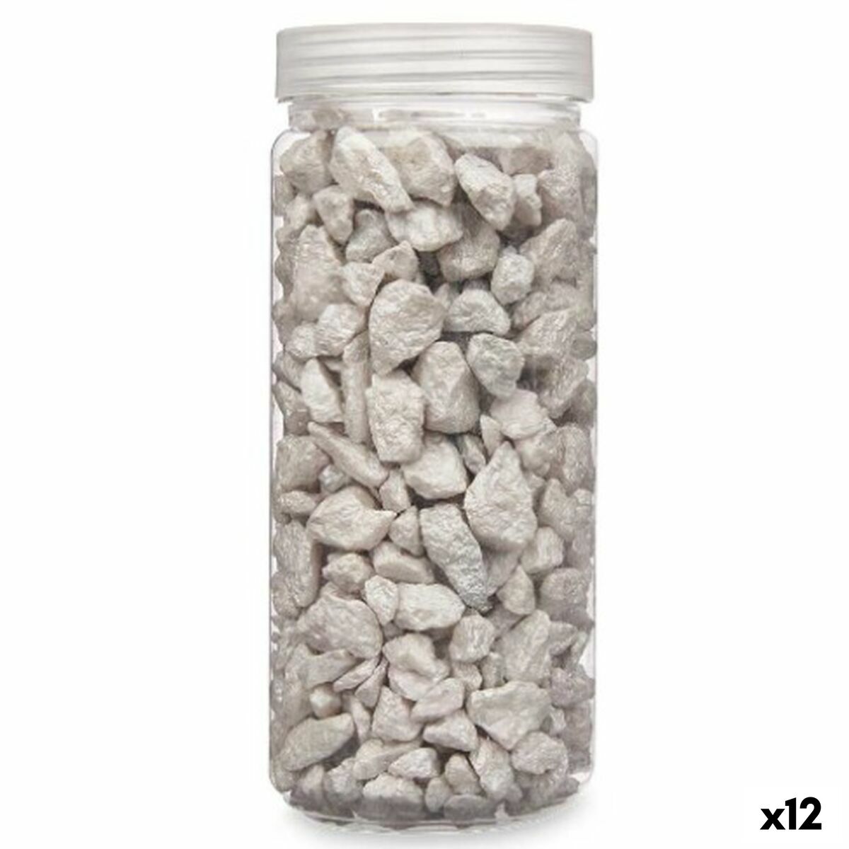 4899888658498 - Deko-Steine Grau 10 - 20 mm 700 g (12 Stück) 4899888658498 - Deko-Steine Grau 10 - 20 mm 700 g (12 Stück)