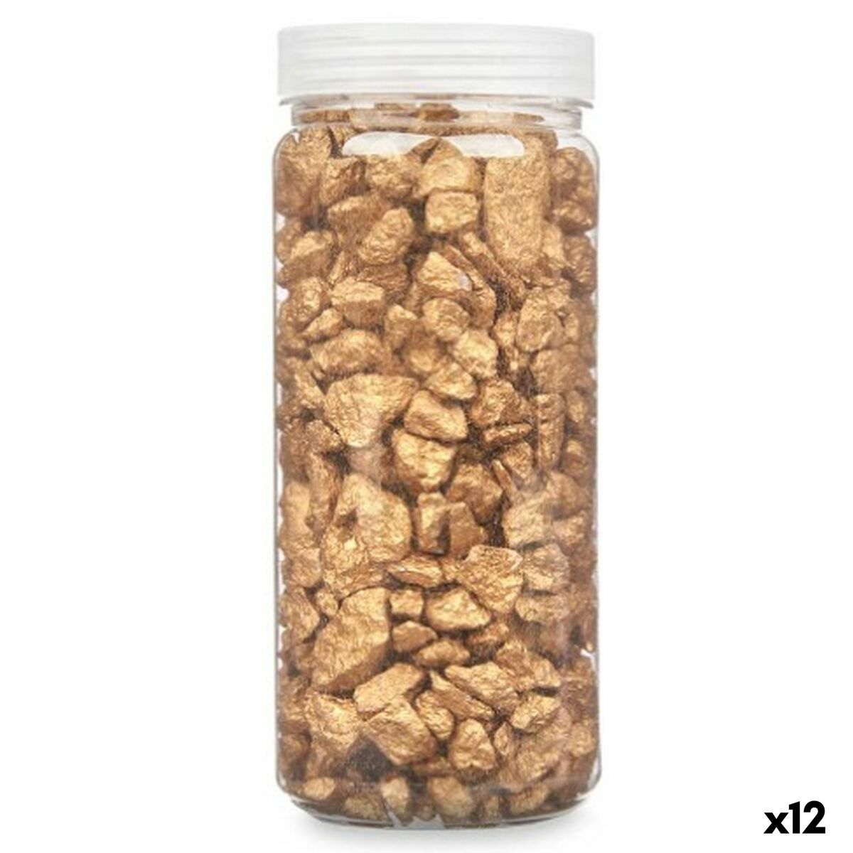 4899888658511 - Deko-Steine Gold 10 - 20 mm 700 g (12 Stück) 4899888658511 - Deko-Steine Gold 10 - 20 mm 700 g (12 Stück)