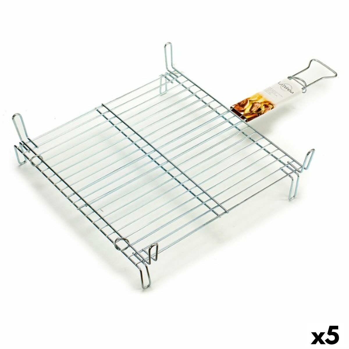 4899888658856 - Grill Doppel 50 x 50 cm Verzinkter Stahl (5 Stück)