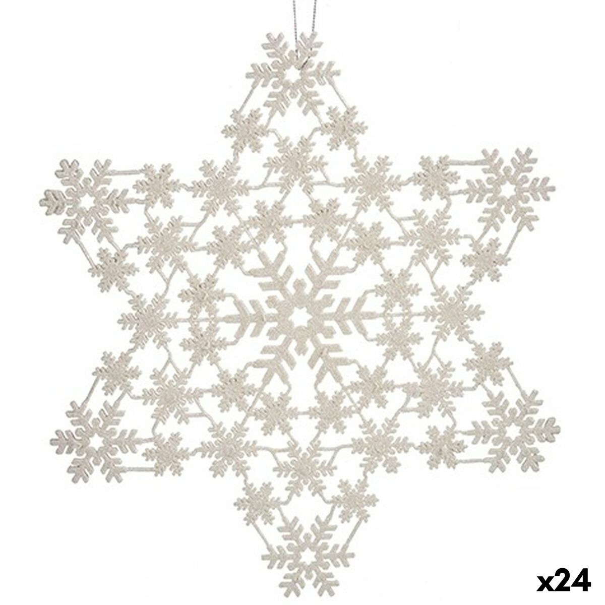 4899888660842 - Weihnachtsschmuck Stern Perlmutt 315 x 32 x 01 cm (24 Stück) 4899888660842 - Weihnachtsschmuck Stern Perlmutt 315 x 32 x 01 cm (24 Stück)