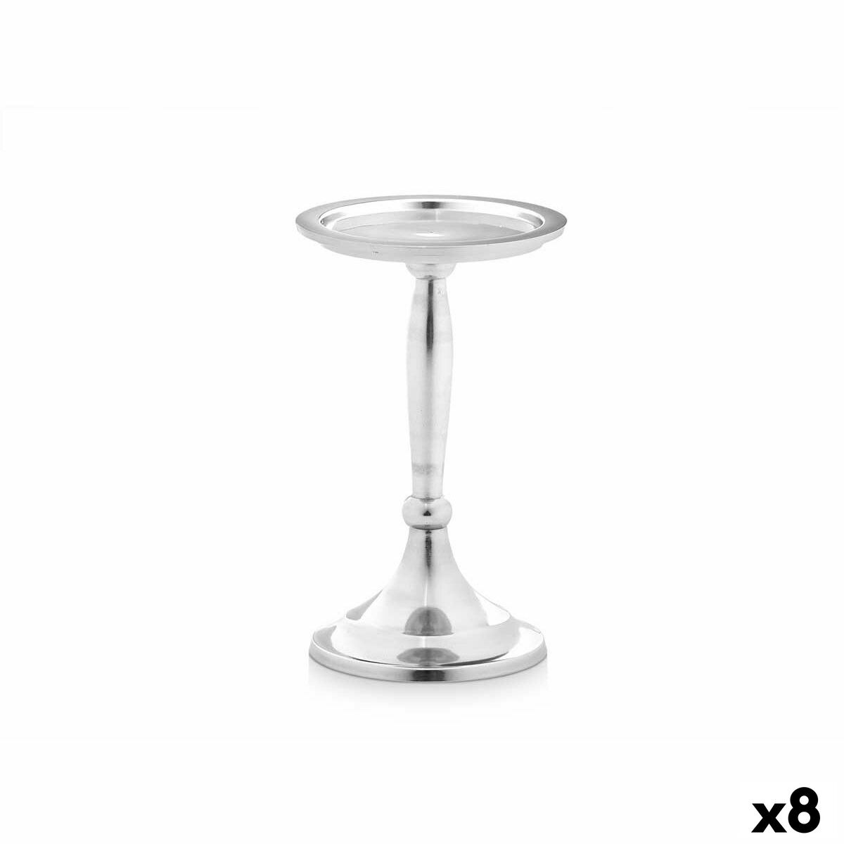 4899888661900 - Kerzenleuchter Silberfarben Aluminium 10 x 17 x 85 cm (8 Stück) 4899888661900 - Kerzenleuchter Silberfarben Aluminium 10 x 17 x 85 cm (8 Stück)