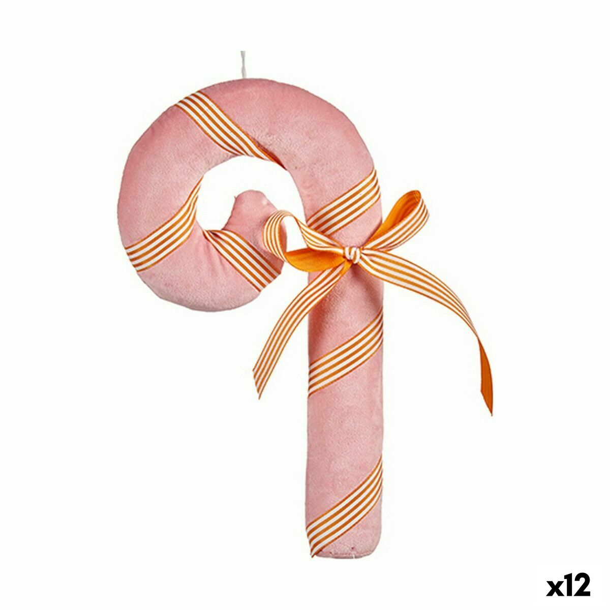 4899888662303 - Weihnachtsschmuck Stock Rosa 15 x 27 x 4 cm (12 Stück)