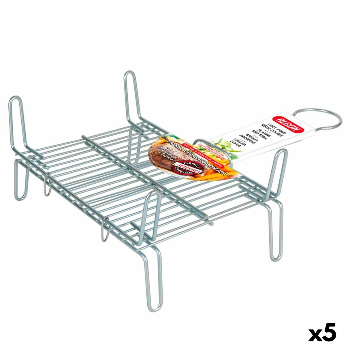 4899888681373 - Grill Doppelt Verzinkt 20 x 25 cm (5 Stück)