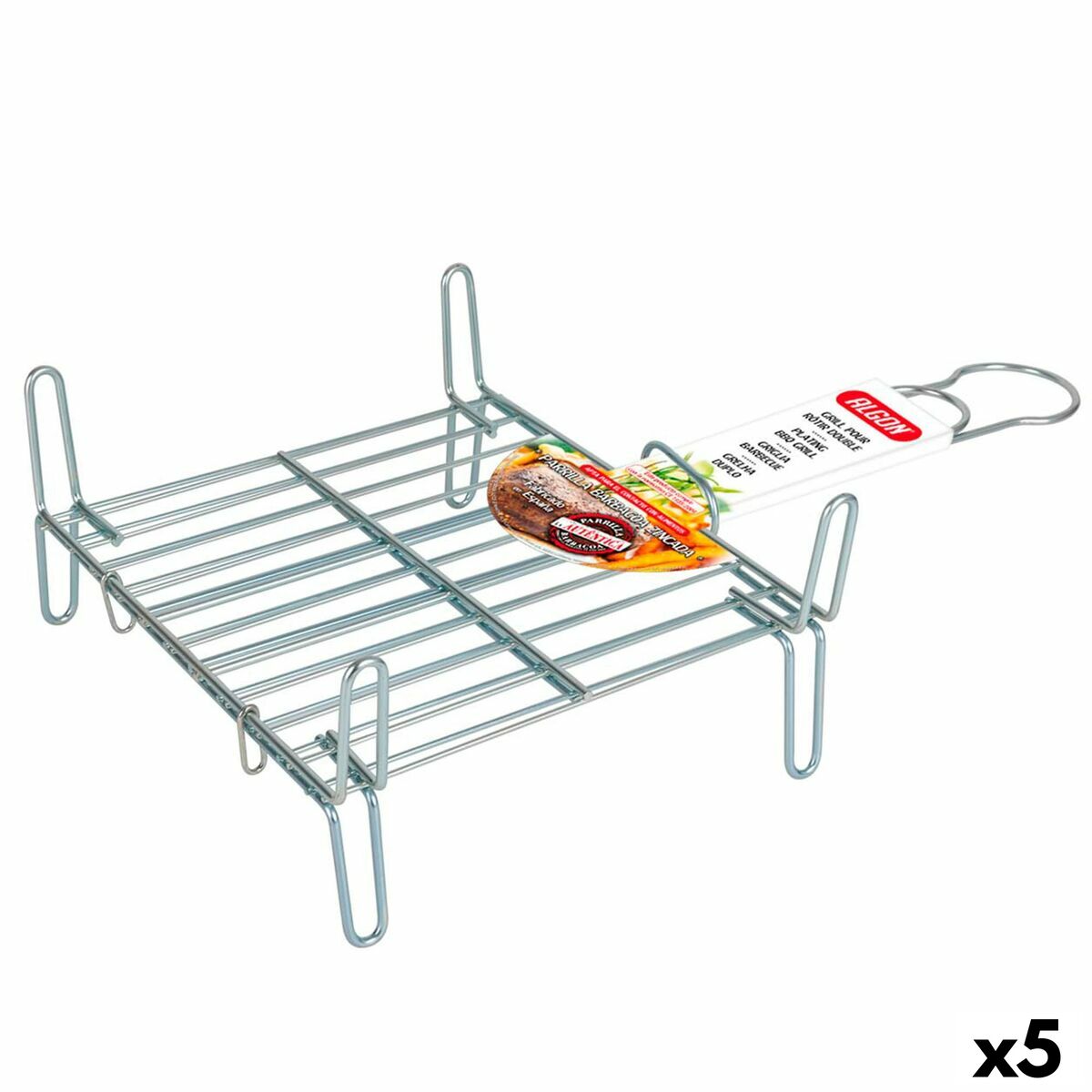 4899888681380 - Grill Doppelt Verzinkt 25 x 25 cm (5 Stück)