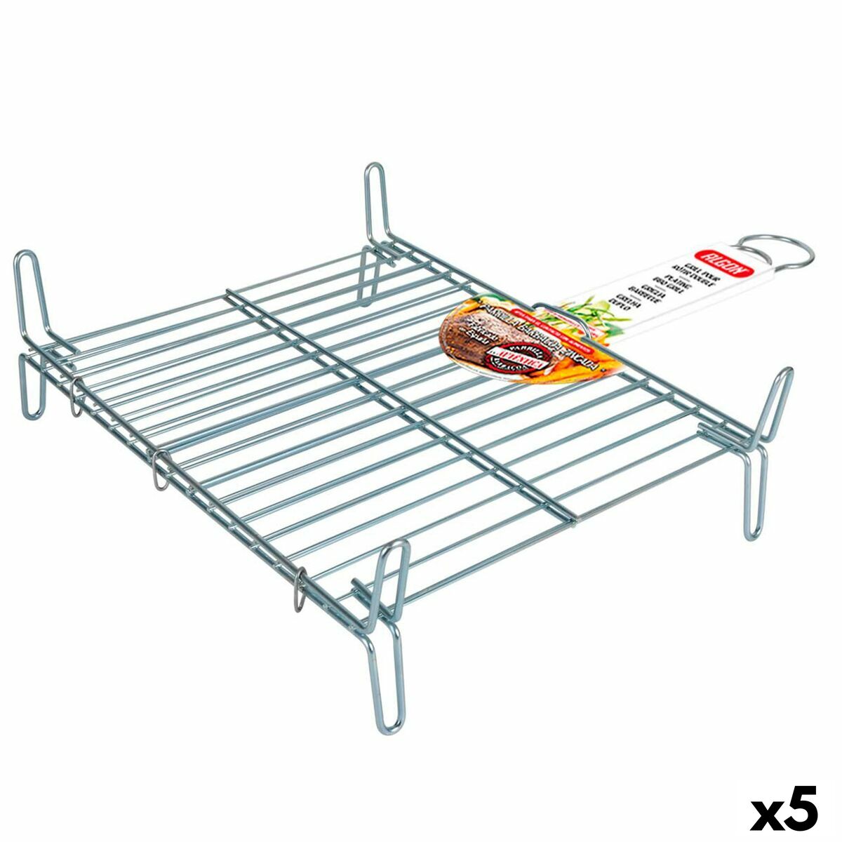 4899888681434 - Grill   Double Galvanised 35 x 40 cm (5 Units)