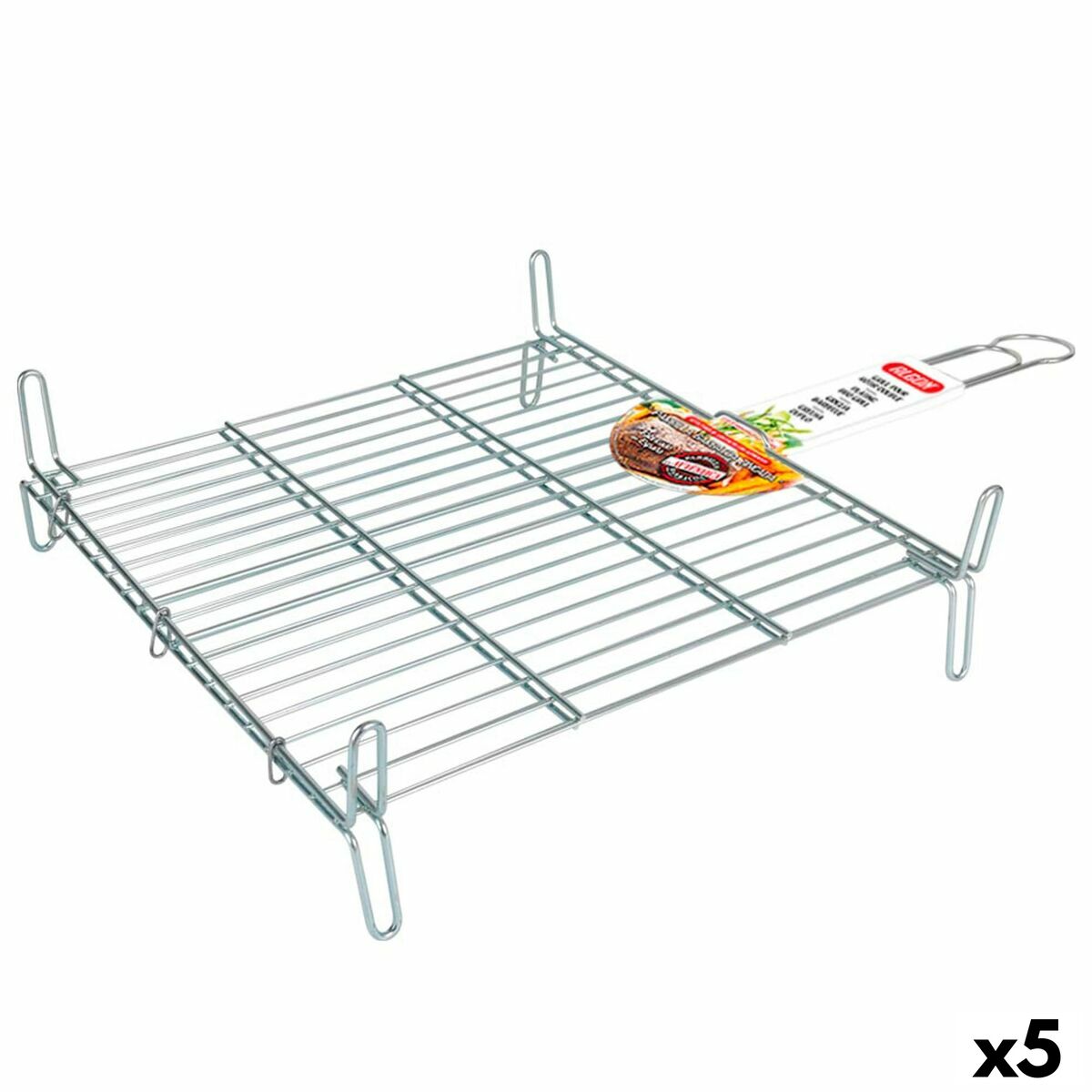 4899888681465 - Grill   Double Galvanised 45 x 45 cm (5 Units)