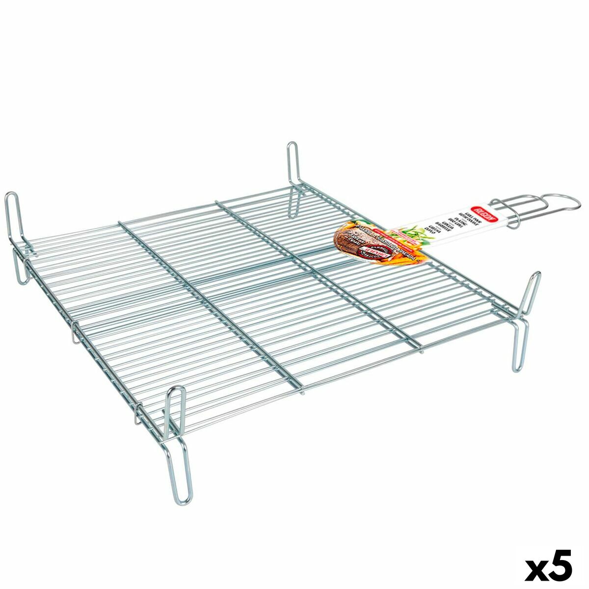 4899888681472 - Grill   Double Galvanised 45 x 50 cm (5 Units)