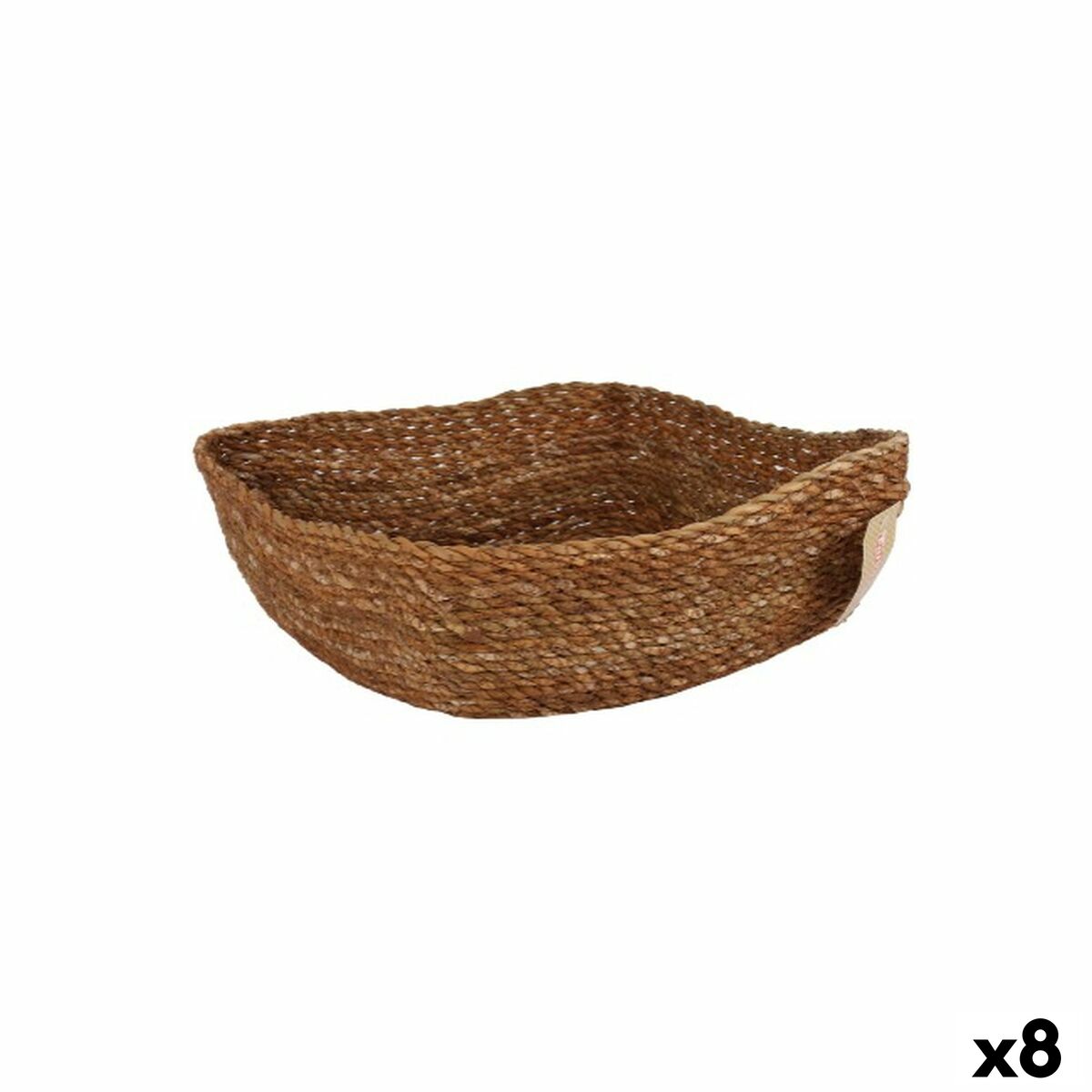4899888682394 - Multi-purpose basket wicker Squared 27 x 27 x 9 cm 4899888682394 - Multi-purpose basket wicker Squared 27 x 27 x 9 cm