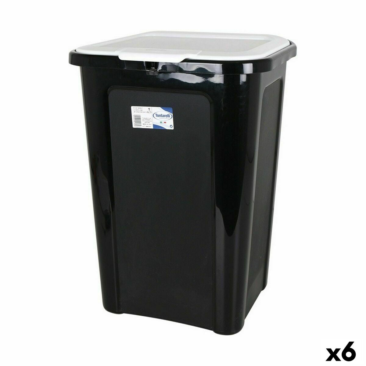 4899888686323 - Abfalleimer Coverline Weiß 44 L Schwarz 385 x 345 x 545 cm (6 Stück) 4899888686323 - Abfalleimer Coverline Weiß 44 L Schwarz 385 x 345 x 545 cm (6 Stück)