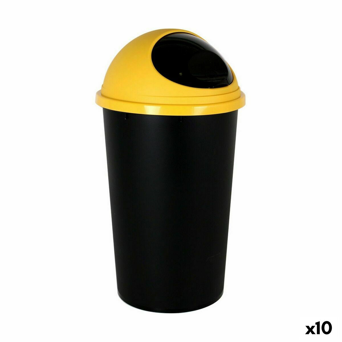 4899888686637 - Abfalleimer Small hoop Gelb Schwarz 25 L (10 Stück) 4899888686637 - Abfalleimer Small hoop Gelb Schwarz 25 L (10 Stück)